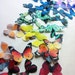 The Original EDIBLE BUTTERFLIES  - Rainbow Collection - set of 50 small - Cake & Cupcake toppers - Food Decoration 