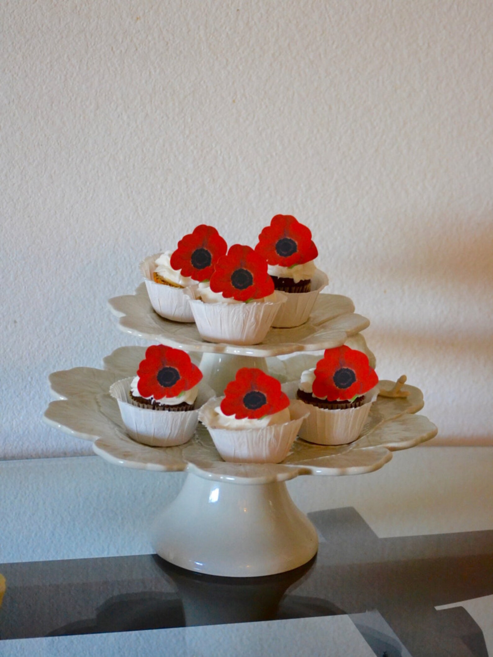 Edible Poppy Flowers Cake & Cupcake Toppers Food Decoration Etsy