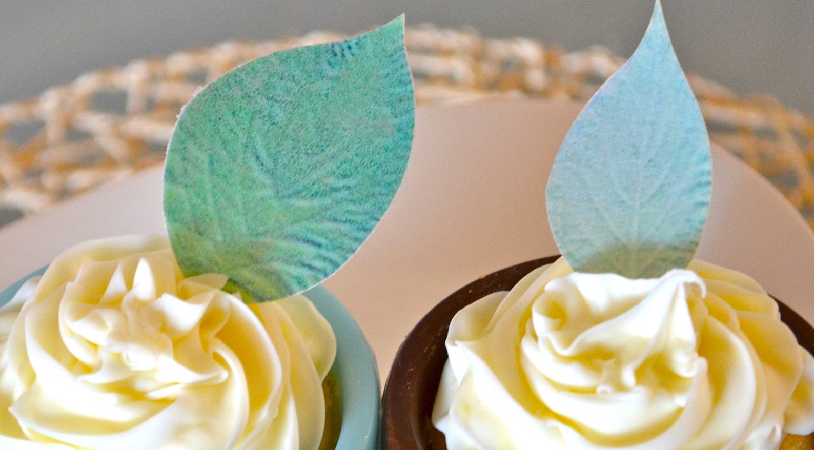 The Original EDIBLE Leaves Dark Green and Light Green 24 Etsy