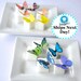 Wedding Cake Topper Itsy Bitsy Mini Edible Butterflies - Rainbow Assortment set of 48 - for Cake Decorating and Cupcake Toppers 