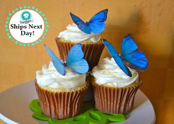 Items Similar To Wedding Cake Topper EDIBLE Butterflies By