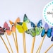 Itsy Bitsy Mini Edible Butterflies - Rainbow Assortment set of 48 - for Cake Decorating and Cupcake Toppers 