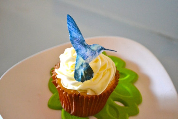 Wedding Cake Topper The Original EDIBLE Hummingbirds - Cake & Cupcake toppers - Food Accessories Il_570xn