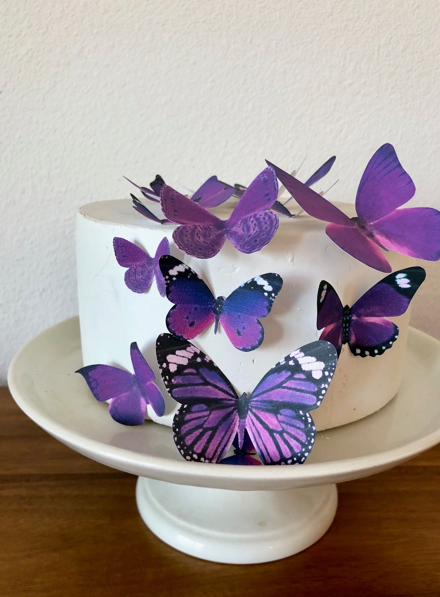 Edible Butterflies Assorted Set Of 15 Royal Purple Cake And Etsy Edible Butterflies Assorted Set Of 15 Royal Purple Cake And Etsy
