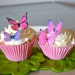 24 EDIBLE Butterflies The Original- Small Pink and Purple - Cake & Cupcake toppers - Food Decorations - PRECUT and Ready to Use
