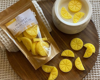 Sugared Lemon Cream Wax Melts: Sweet Zesty Aroma