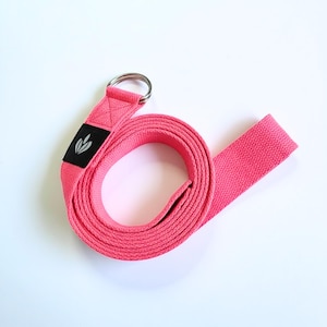 Cotton D-Ring Yoga Belt: Flexibility, Strength & Posture Support