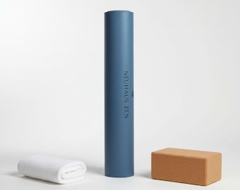 Tappetino da yoga antiscivolo in gomma PU blu Signature