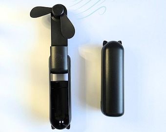 Portable USB Mini Fan: Rechargeable Pocket Cooling for Travel & Summer