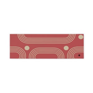 Yoga Collection Yoga mat deco red suede Neuhaus Zen