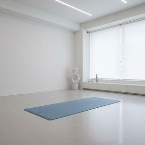 Signature | Blå PU-gummi halkfri yogamatta bild 14