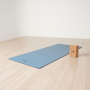 Signature | Blå PU-gummi halkfri yogamatta bild 12