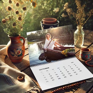 2025 Ukrainian Women Wall Calendar | Traditional Clothing Photography | Unique Gift for Cultural Art Lovers