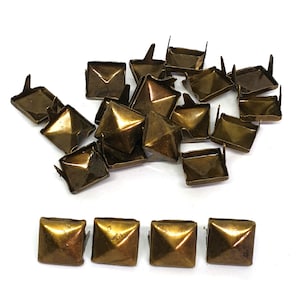 100 Stück 13 mm Pyramid eten für LederHandwerk Zubehör