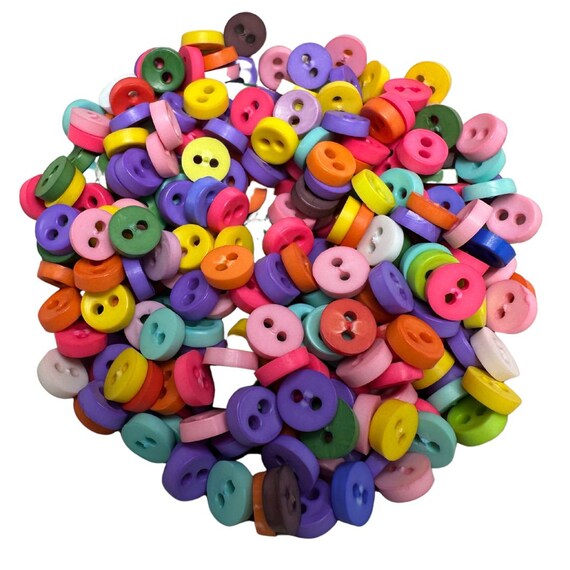 20 pcs Big Buttons 4 Holes Size 33mm Mix Colors (red White Blue Yellow)