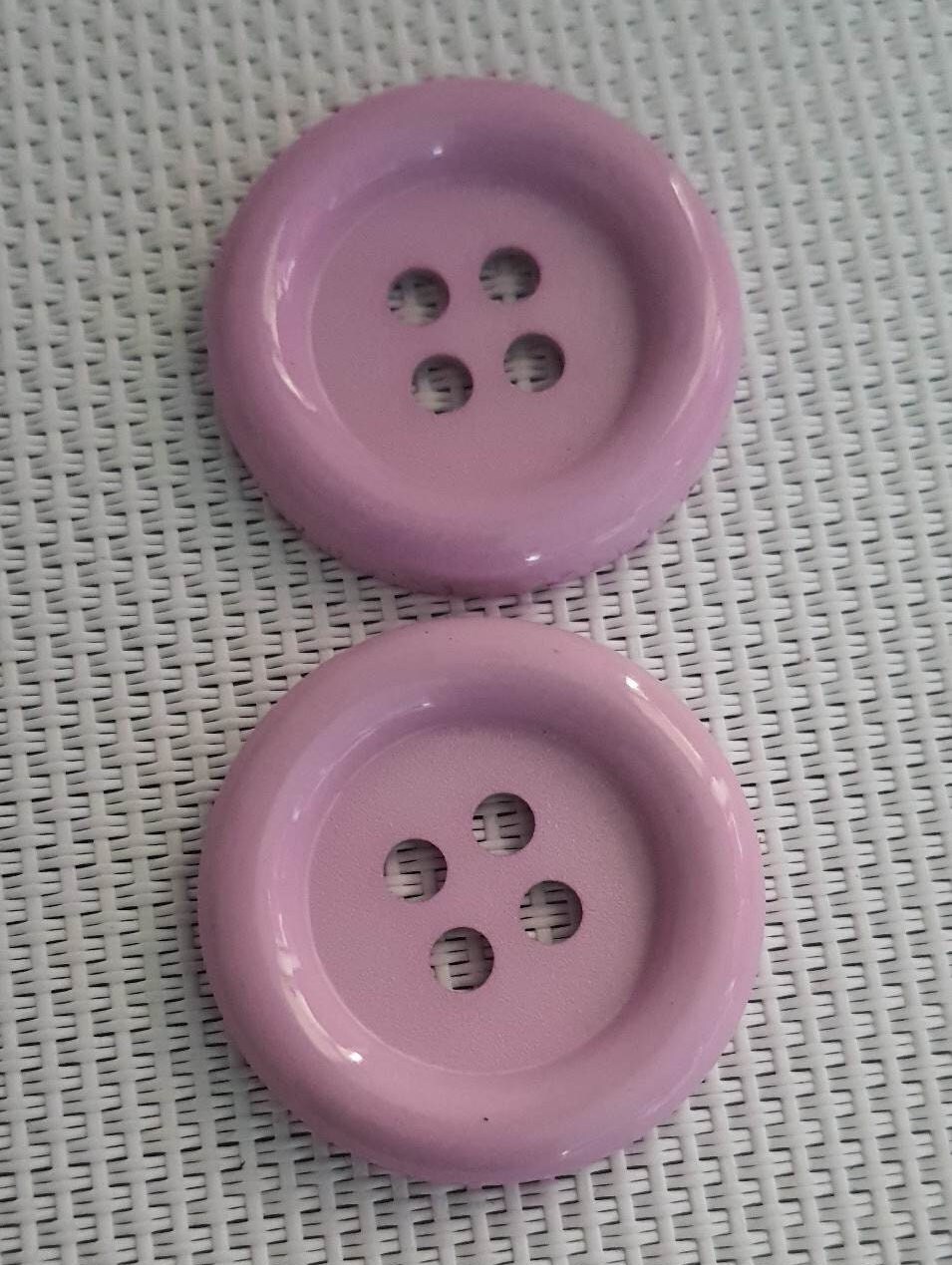 20 pcs Big Buttons 4 Holes Size 33mm Mix Colors (red White Blue Yellow)