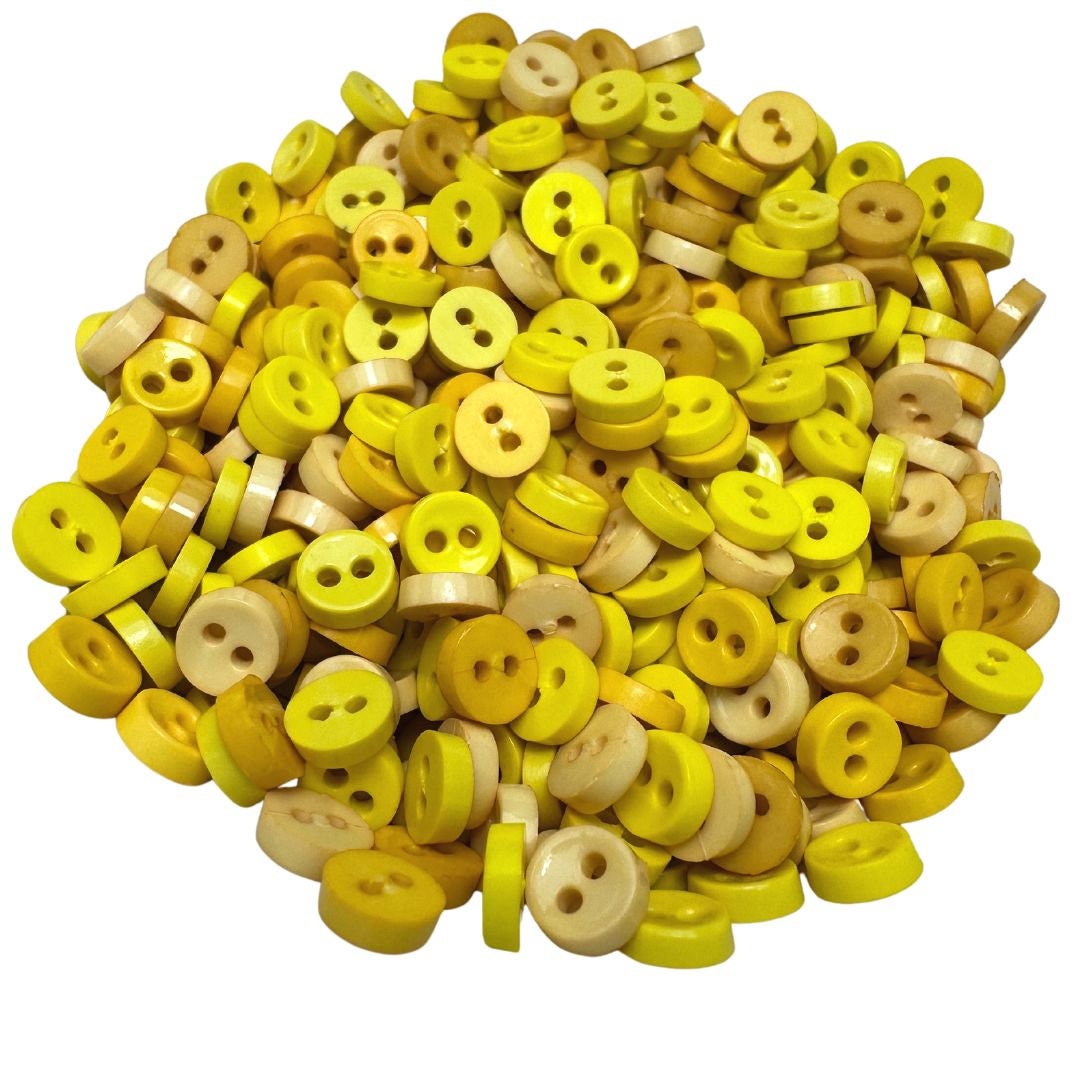 150 piezas Tiny Buttons micro botones 2 agujeros para manualidades de ...