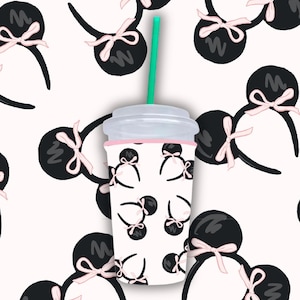 Just A Girl Coffee Cup Sleeve | Multiple Size Iced Coffee Cup Coozie