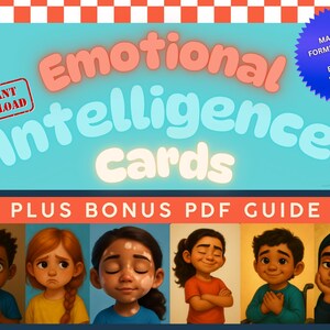 子どものための心の知能指数カードとボーナスガイド