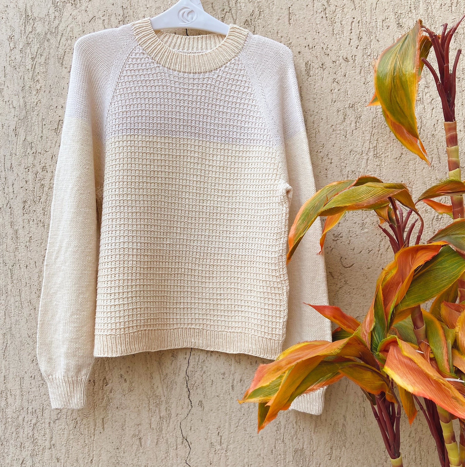 トップス NKNIT pattern pullover sweat 130size How to Knit a Top Down Pullover | Easy Knitting Pattern