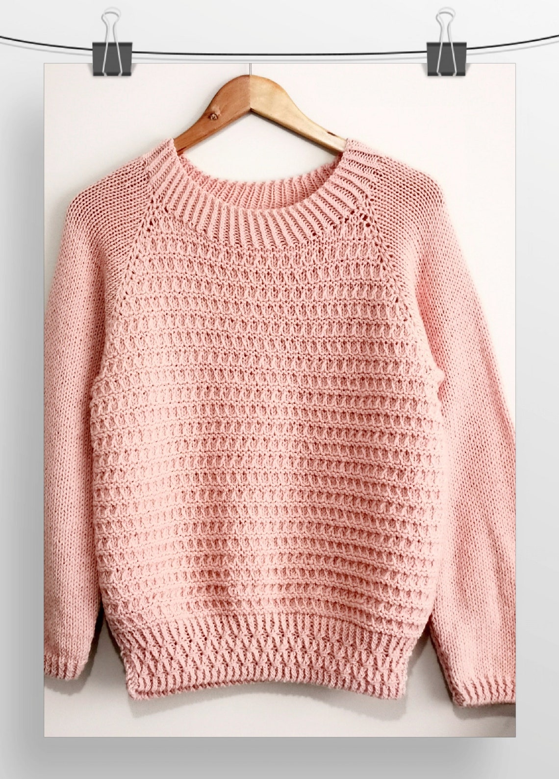 Knitting Pattern Snuggle Kartopu Sweater Bottom up Raglan Etsy