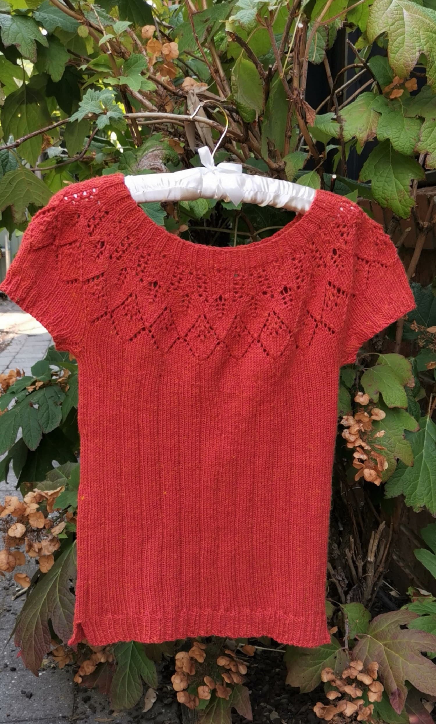 Knitting Pattern ⨯ Sunset Knit Sweater, Top-down Seamless