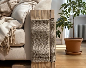 Meubels natuurlijke kattenkrabpaal, hoekbescherming kattenkrabpaal, krabpaal kleine kat, kattenkrabpaal hoek, kattenliefhebbers cadeau, kattencadeau