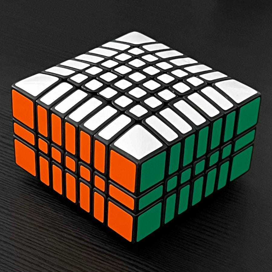 立方体パズル　7×7×7 3x7x7 直方体ツイスティパズル - Etsy 日本