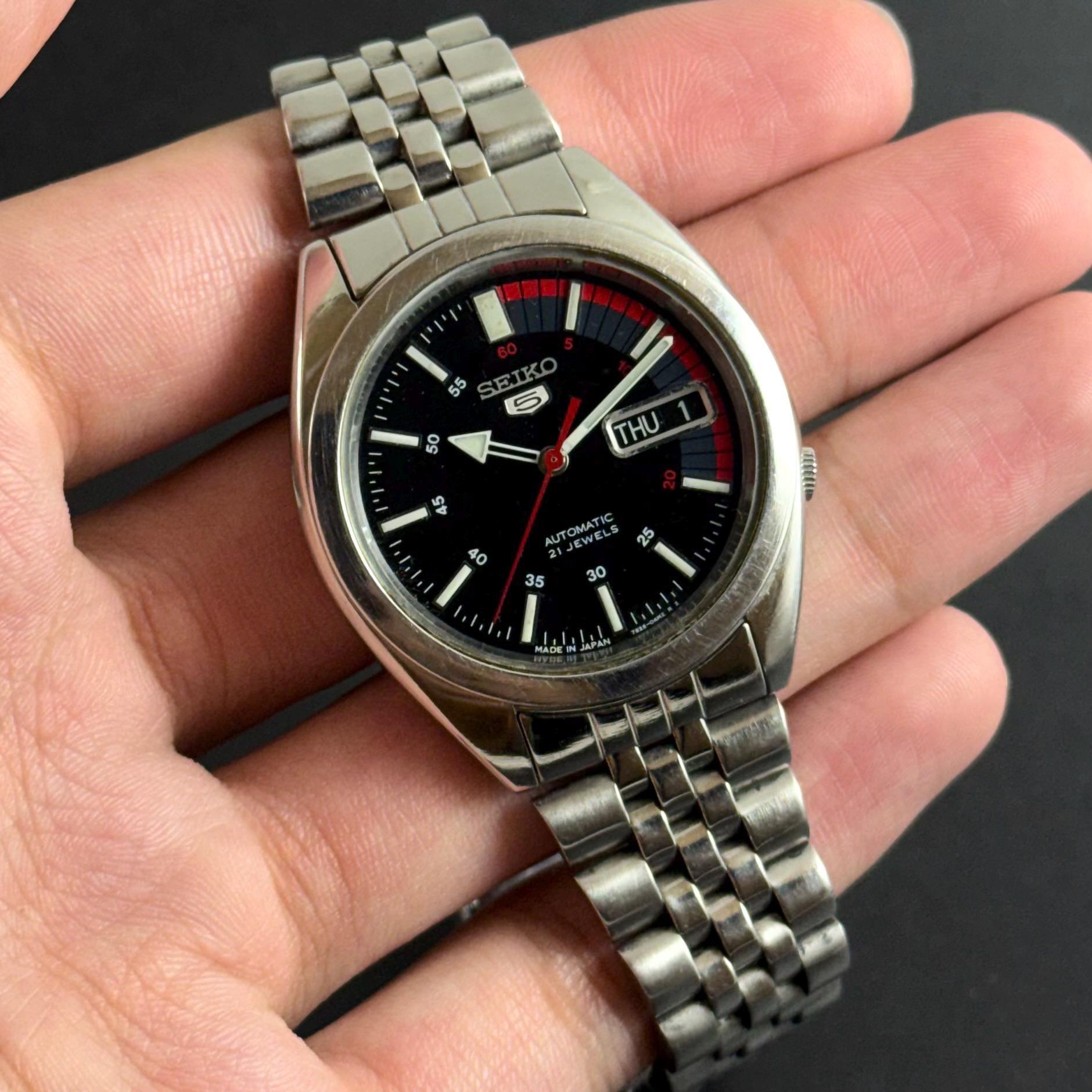 Seiko red watch - Etsy 日本