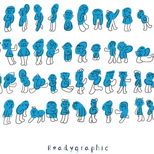 Expresiones faciales y emociones de personajes masculinos clipart