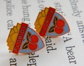 The Sunshine State. vintage florida post earrings