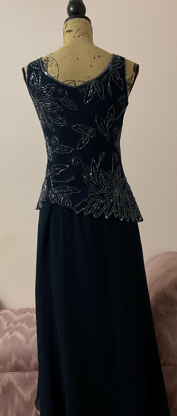 J Kara Beaded Evening Gown - Etsy New Zealand