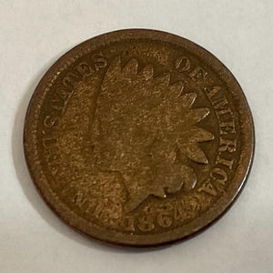 1864 Indian Head penny