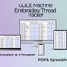 Glide Thread Inventory Tracker (digital/editable PDF and Spreadsheet ...