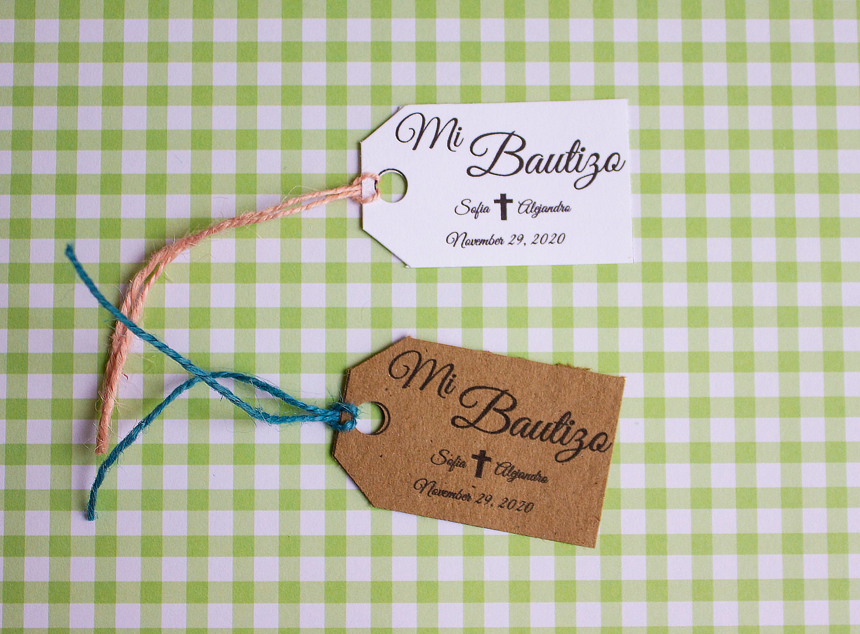 Mi Bautizo Tags Bautizo Favor Tags 4.5 cm x 5.5 cm Paper &amp; Party ...