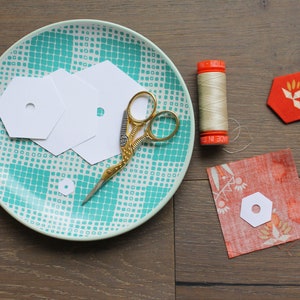 Hexagon English Paper Piecing Templates, Digital Download, 6 Different Sizes Available