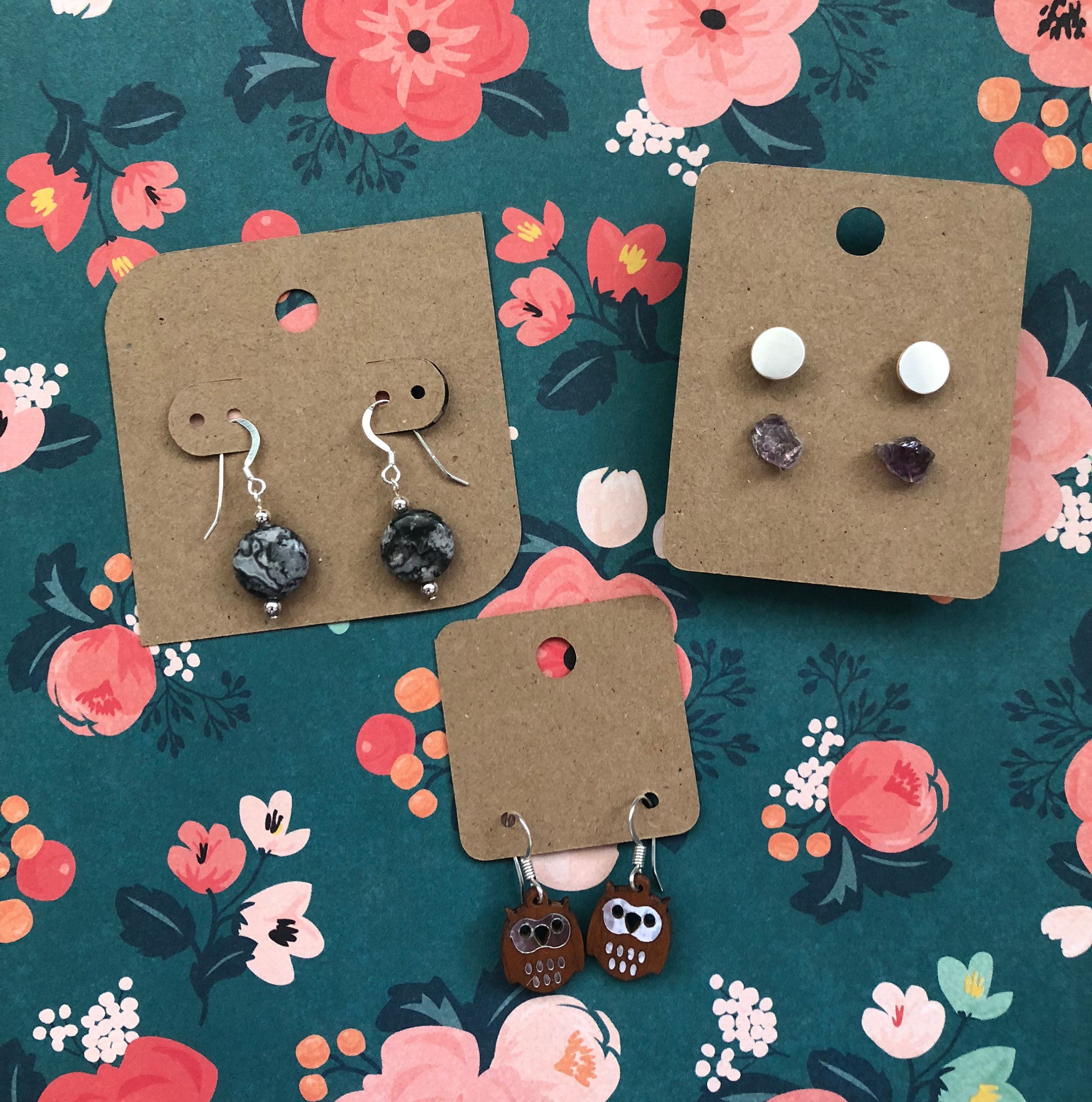 Earring Cards SVG, Custom Earring Cards, Earring Display Cards, Earring