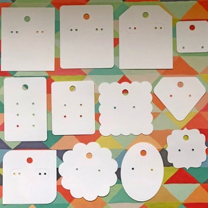 Earring Cards SVG, Custom Earring Cards, Earring Display Cards, Earring Template, Earring Tag, SVG, DFX, pdf, png, Cricut, Silhouette Studio