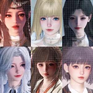 Love and Deepspace Face Settings | 200+ MC Custom Faces | Main Character Face Design | QR Code Facial Scan | Scan to Import | Avatar Face