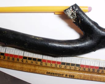 Rare Antipatharia Black Coral Branch THICK Specimen Collected 1960s deep water Hawaiian old stock Collectible Specimen Lapidary Rough
