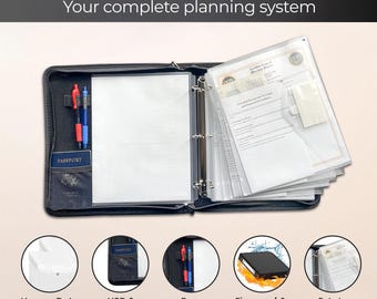 Family Emergency Binder – Estate Planning & End-of-Life Organizer Gift Kit