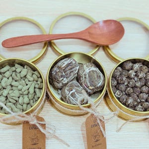 3 Natural Loose Leaf Tea Sampler Tins | Green Natural Tea Variety Pack | Blooming, Jasmine, Ginseng Tea | Tea Lover Gift | Mother’s Day.