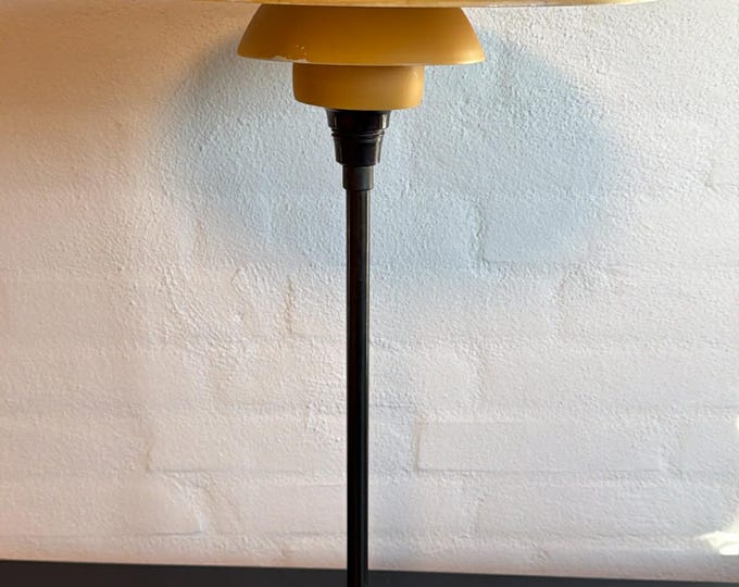 Poul Henningsen PH 3.5/2 Table Lamp with Original Painted Opal Shades, Denmark, 1930s