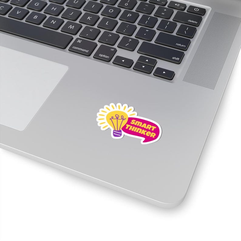 Sticker Smart User Smart Thinker - Motivational Sticker for Laptop, Bottle and Office - Etsy