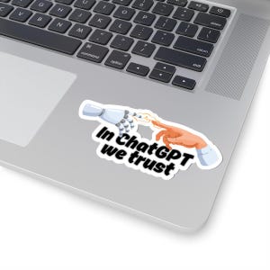 In ChatGPT We Trust - Funny AI-Inspired Gift for Tech Lovers, Developers, QA Teams, Content Creators, Designers and Geeks