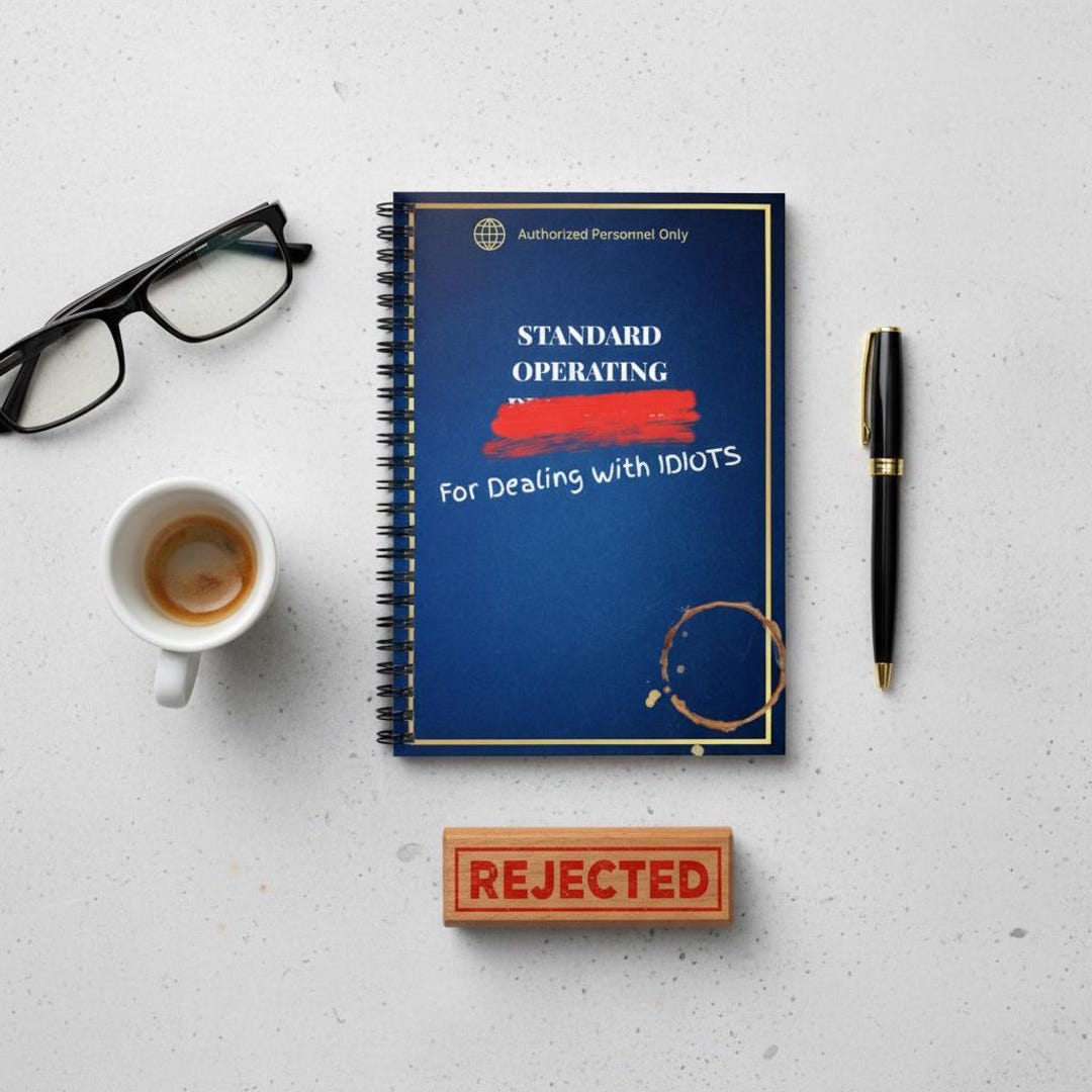 Funny SOP Notebook Quality Assurance Gift for Coworker | Office Humor ...