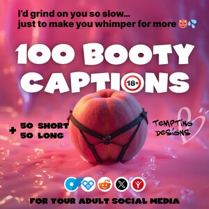 Booty OnlyFans Captions | DM Scripts, Sexting Templates, PPV, Mass & Private Messages for OnlyFans, Findom and Femdom Adult Content Creators