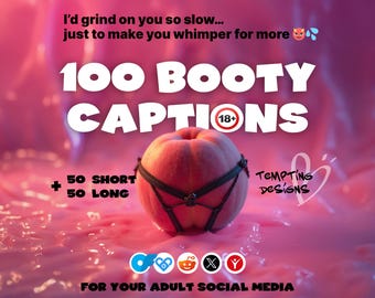 Booty OnlyFans Captions | DM Scripts, Sexting Templates, PPV, Mass & Private Messages for OnlyFans, Findom and Femdom Adult Content Creators