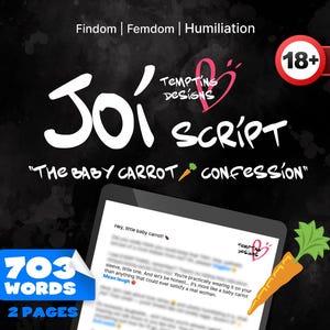 OnlyFans JOI Script | Findom PPV Sexting Script for Creators | Adult Sexting Guide for Fansly, Camgirls