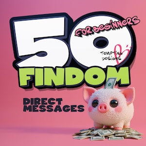 50 Findom Direct Messages for Beginners | Findom Communication Templates, Findom DM for Onlyfans, Findom, Femdom, Financial Domination Ebook